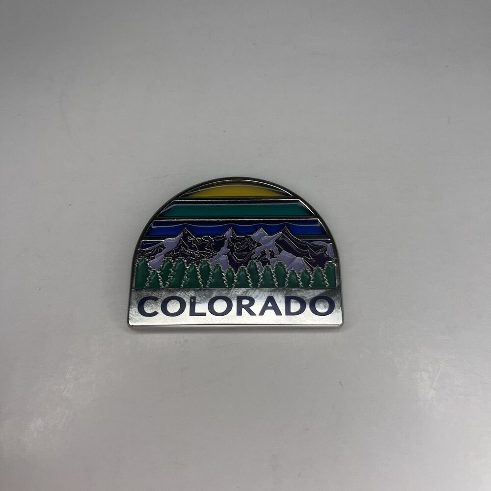 Colorado Mountain Sunset Magnet Scenic Souvenir Fridge Magnet Travel Gift